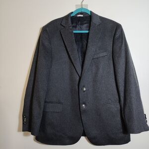 Joseph Abboud 100% Cashmere Mens Charcoal Blazer Size 44R